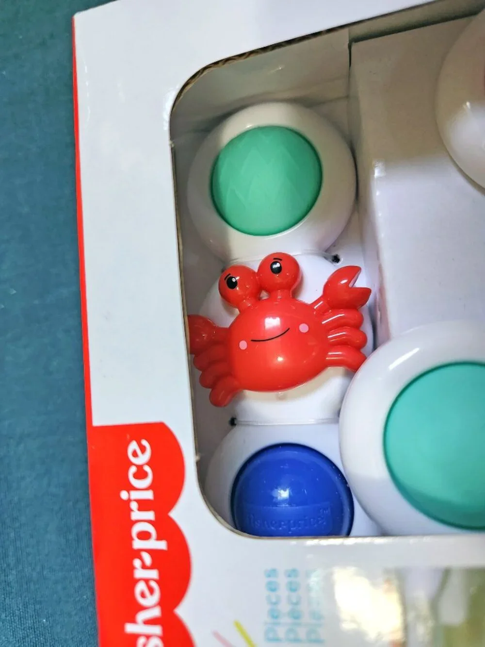 Fisher-Price Sensory Spin Set 3-Pc Suction Spinner Toys NWT